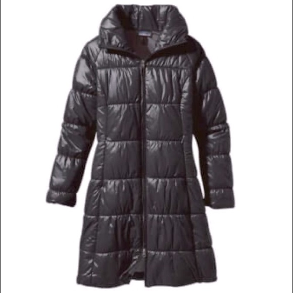 Patagonia Lidia Long Puffer Coat Parka XS Black